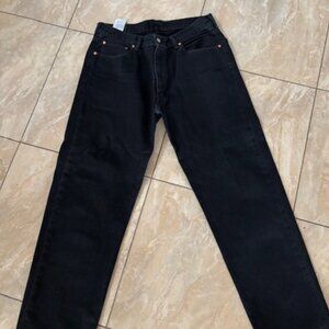 MENS LEVIS 550 JEANS 36X32 BLACK NEW